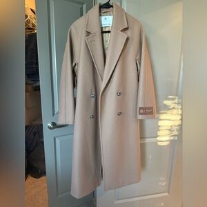 Aritzia Babaton Slouch Coat Wool Cashmere